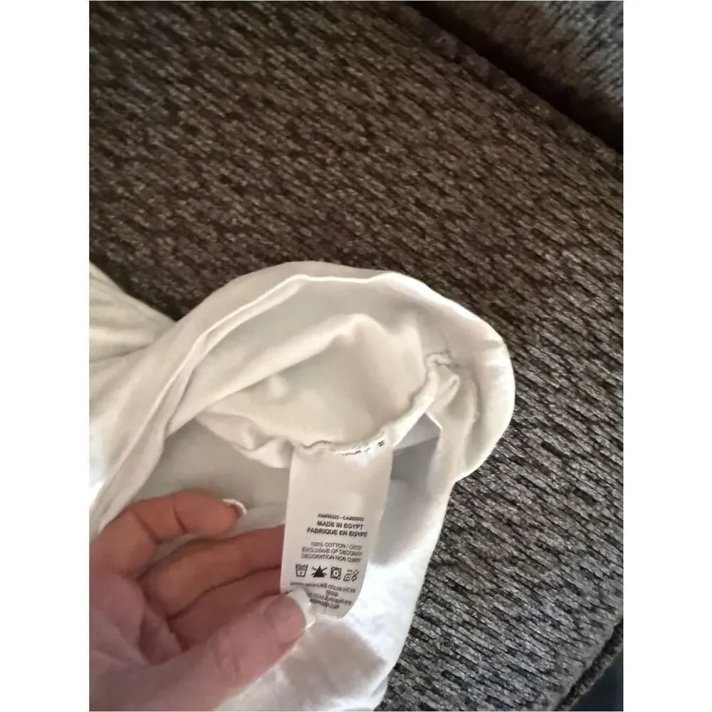 Nike White Tee with Black NIKE AIR Logo, youth XL